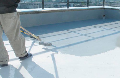 Waterproofing terraces and buildings