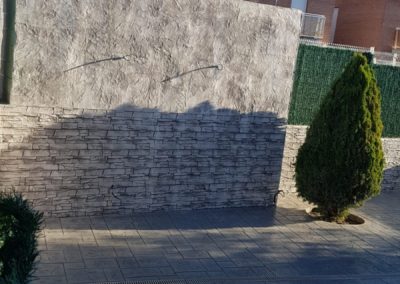 muros hormigon estampado Tarragona alejandro pavi