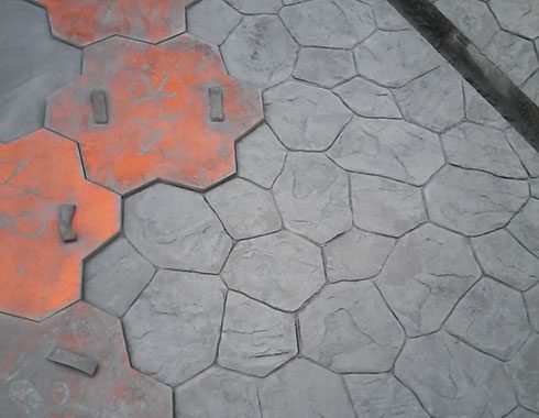 suelos estampados en Sitges hormigon 6