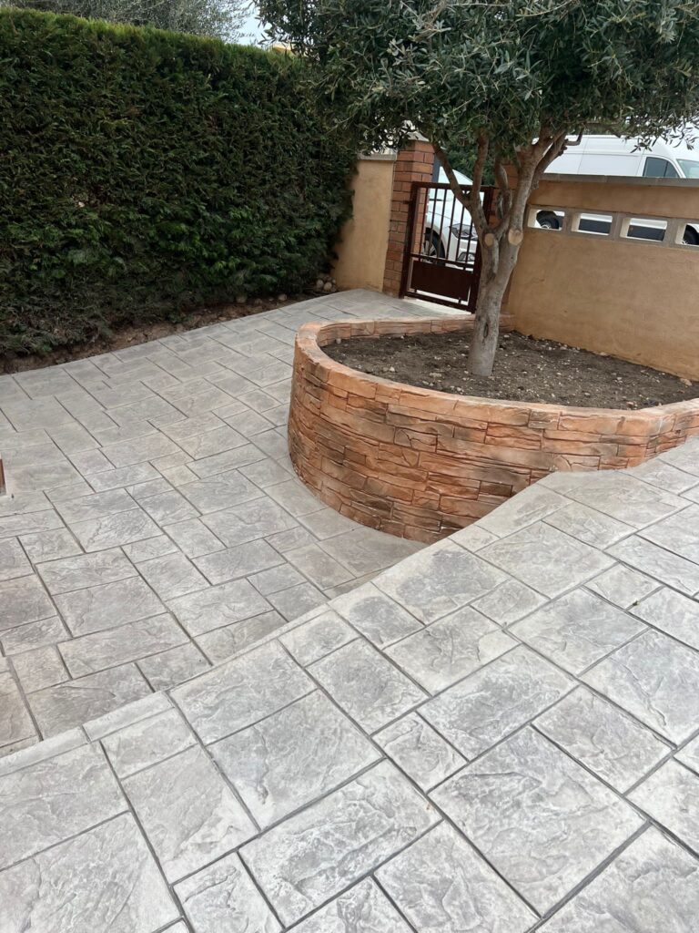 muros de hormigon impreso y suelos 1