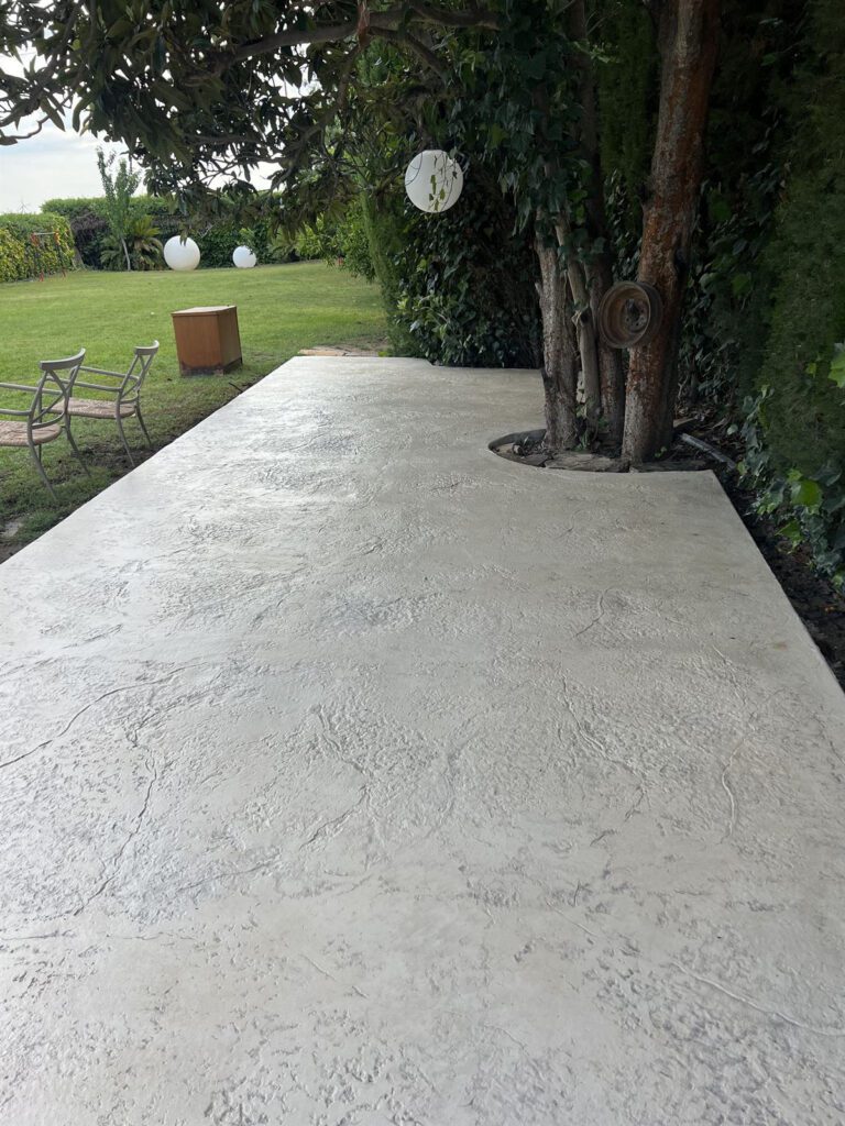 printed concrete pavement in Borges del Camp Tarragona (3) pavimento de hormigón impreso en Borges del Camp Tarragona (3)