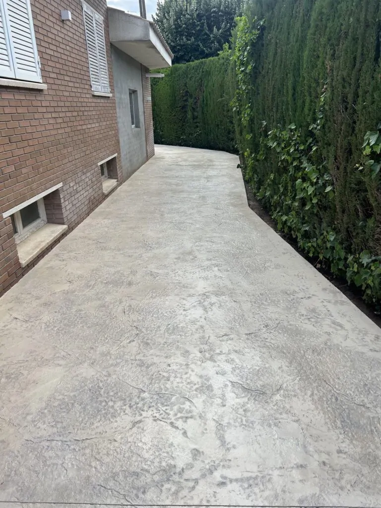pavimento de hormigón impreso en Borges del Camp Tarragona (4)