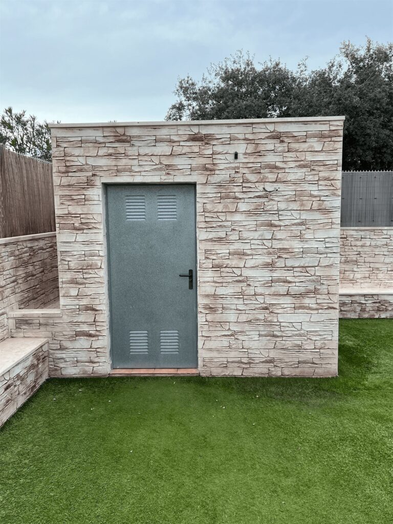 Pavement et mur en béton imprimé Almoster Reus Tarragona (10) pavimento y muro de hormigón impreso Almoster Reus Tarragona (10)