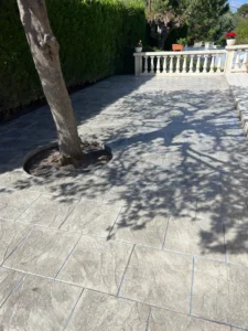 obra pavimento impreso pallaresos park tarragona 4