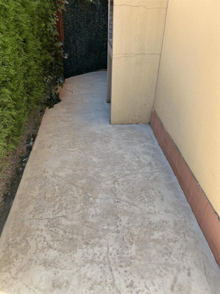 hormigón antes de pigmentación