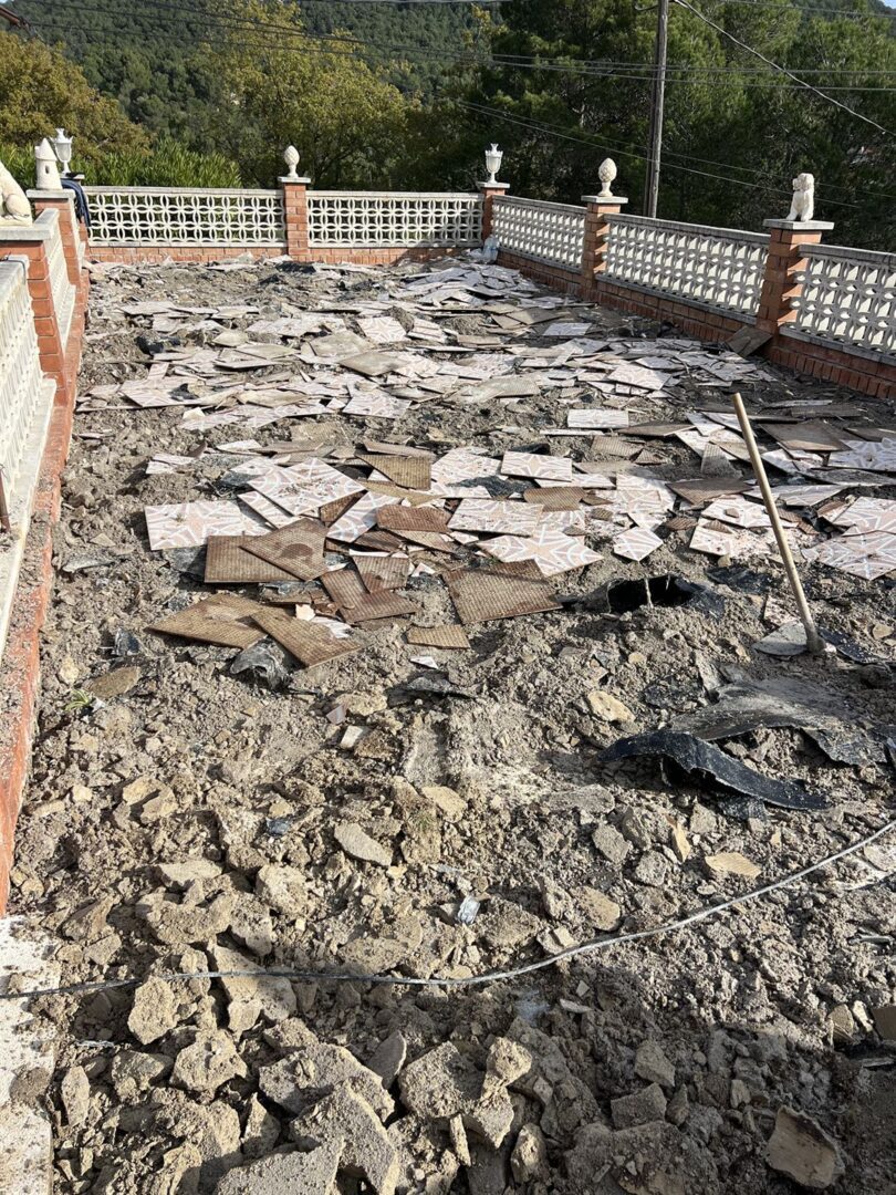 obras hormigón impreso en ranxos de bonany Querol Tarragona (1)