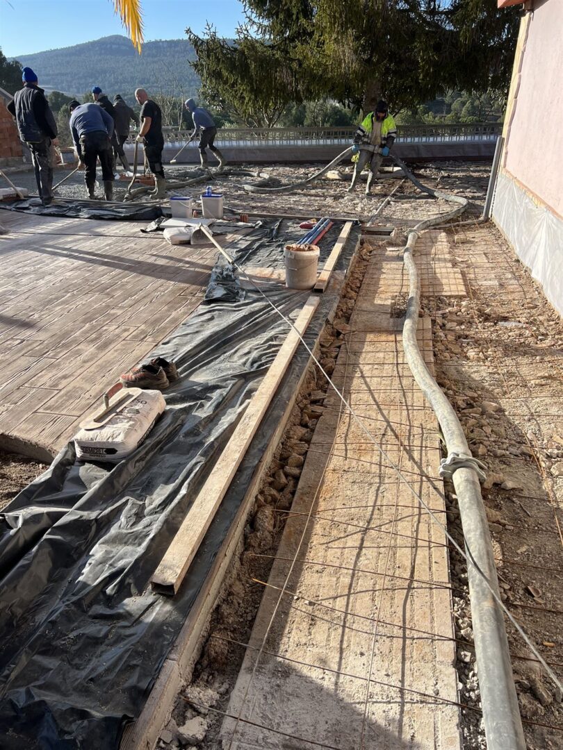 obras hormigón impreso en ranxos de bonany Querol Tarragona (13)