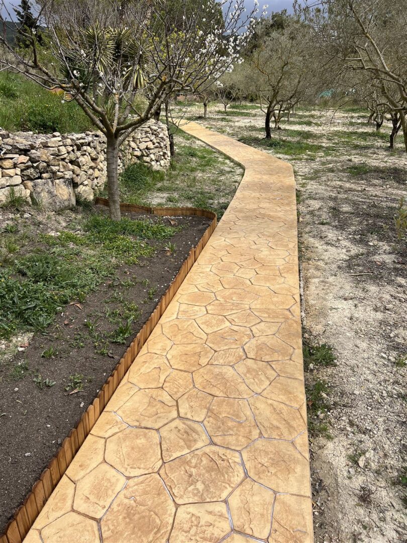 obras hormigón impreso en ranxos de bonany Querol Tarragona (32)