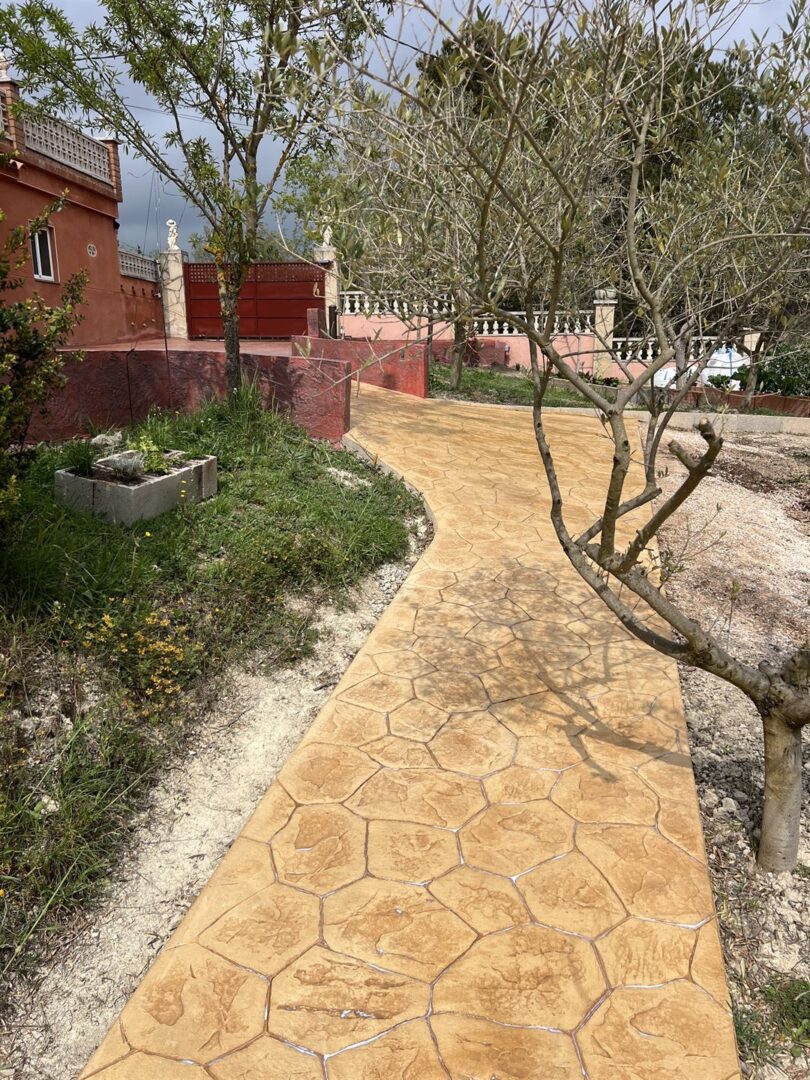 obras hormigón impreso en ranxos de bonany Querol Tarragona (33)
