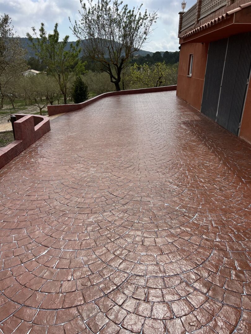 obras hormigón impreso en ranxos de bonany Querol Tarragona (35)