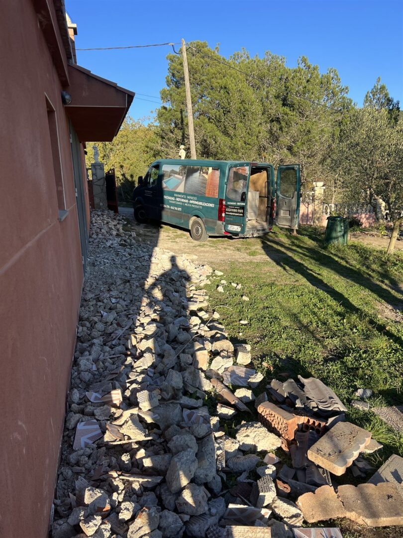 obras hormigón impreso en ranxos de bonany Querol Tarragona (5)