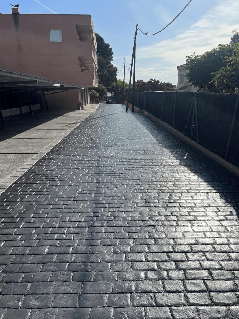 14 nuevo pavimento de hormigón en Savinosa Tarragona