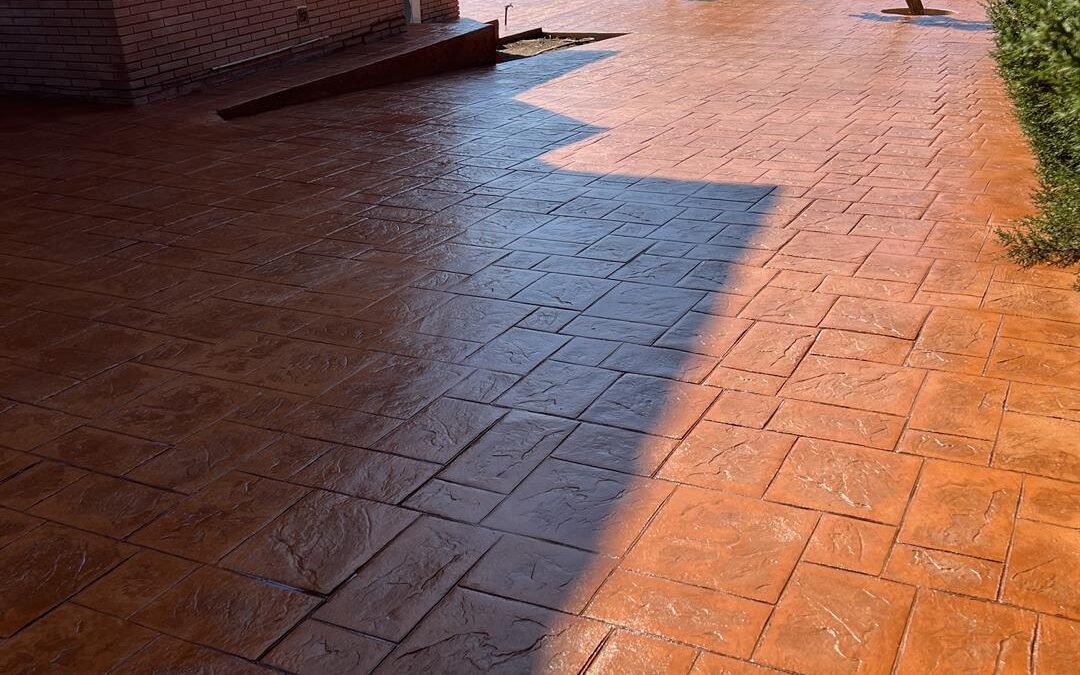 Savinosa tarragona printed concrete and waterproofing walls with monolay