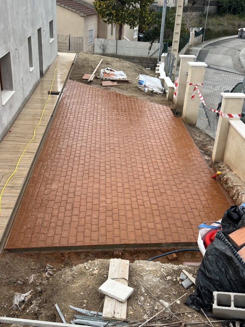 hormigon de alta calidad en obra nueva acabado perfecto en dos niveles