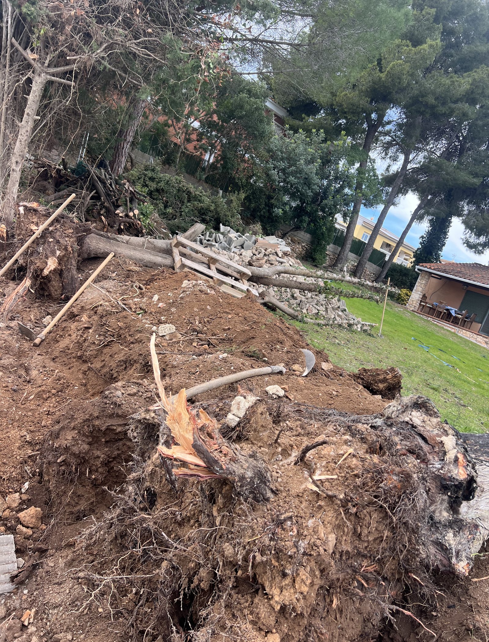 reforma de muro perimetral y colocación de valla metálica en cunit 4